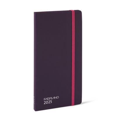 FABRIANO ISPIRA PÚRPURA AGENDA 2025 SEMANA VISTA 8,5x16,5 cm