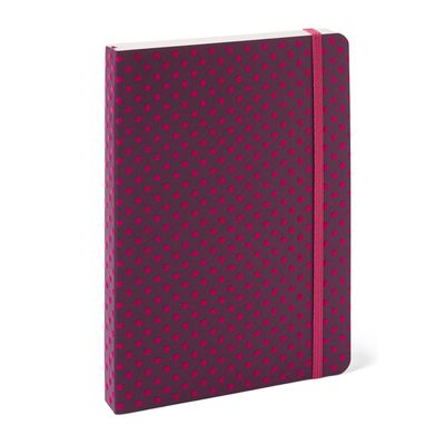 FABRIANO FLOCK ROSA AGENDA 2025 DÍA PÁGINA 14,5x20,5 cm