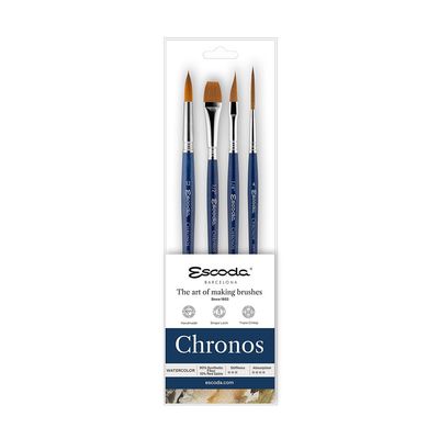 PINCELES ESCODA SET CHRONOS SERIE ACUARELA 8910