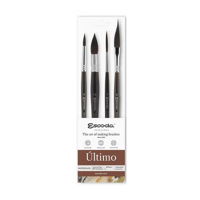 PINCELES ESCODA SET CHRONOS SERIE ACUARELA 8910