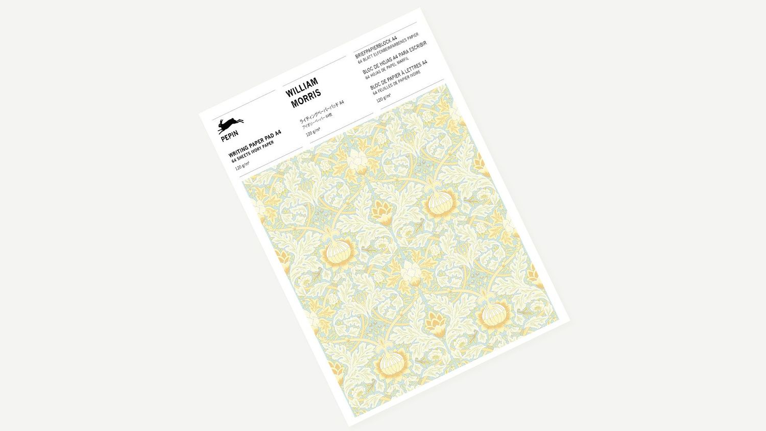 THE PEPIN PRESS BLOC DE PAPEL WILLIAM MORRIS A4