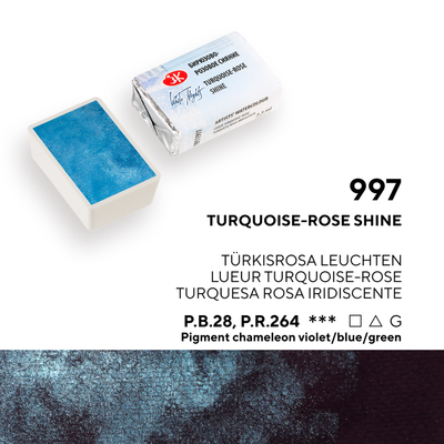 WHITE NIGHTS ACUARELA 997 TURQUESA ROSA IRIDISCENTE