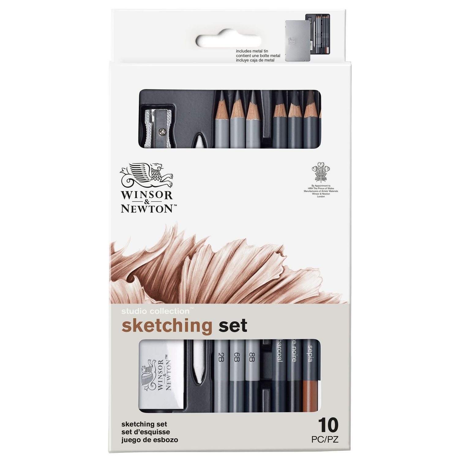 WINSOR & NEWTON STUDIO COLLECTION SET LÁPICES ESBOZO