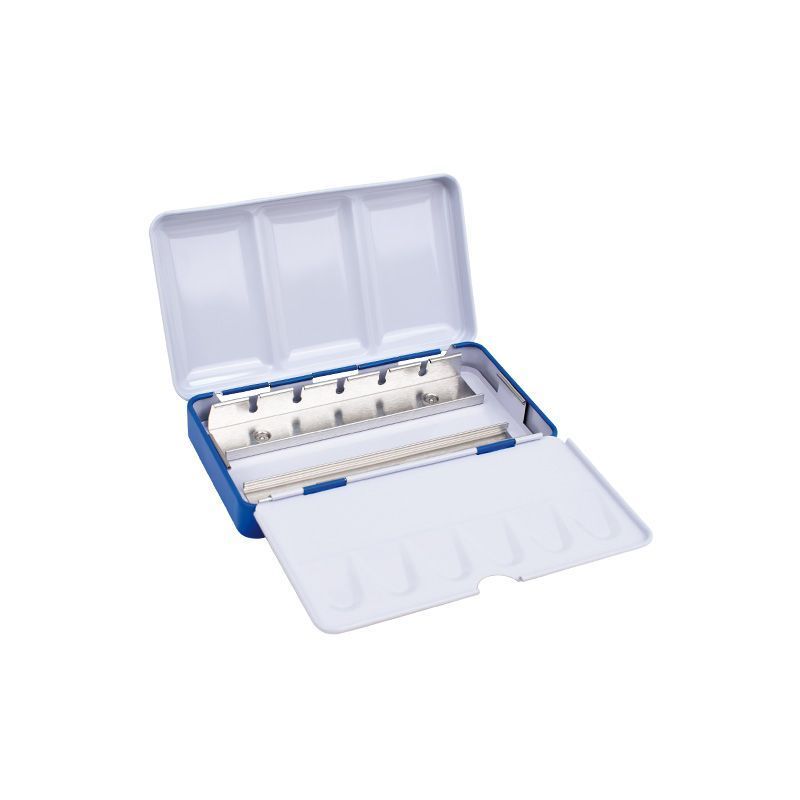 MILAN CAJA DE METAL VACÍA PARA 12 MEDIO GODETS