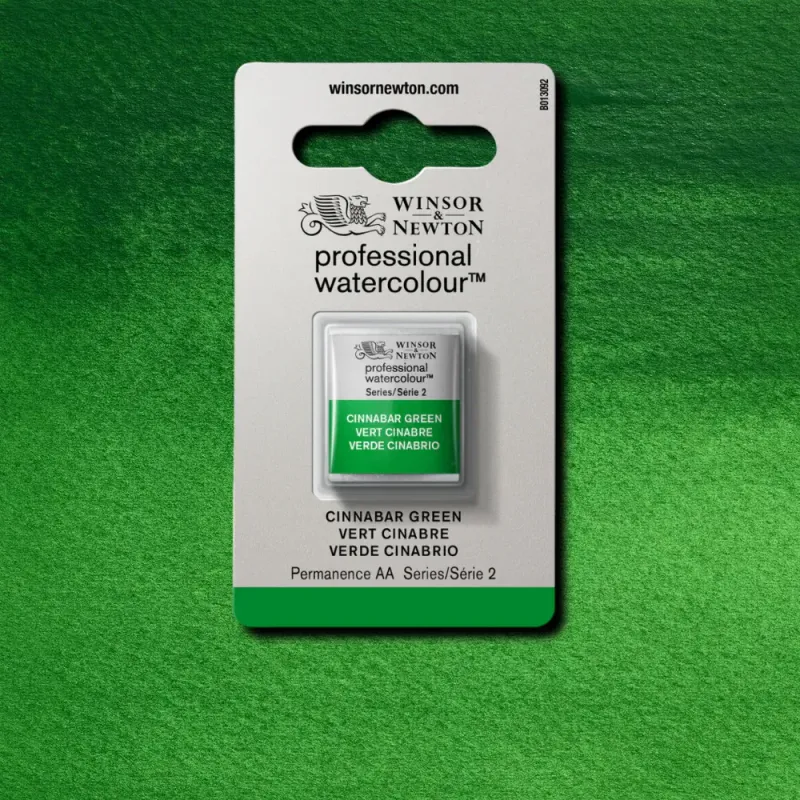 WINSOR & NEWTON ACUARELA PROFESIONAL 420 VERDE CINABRIO