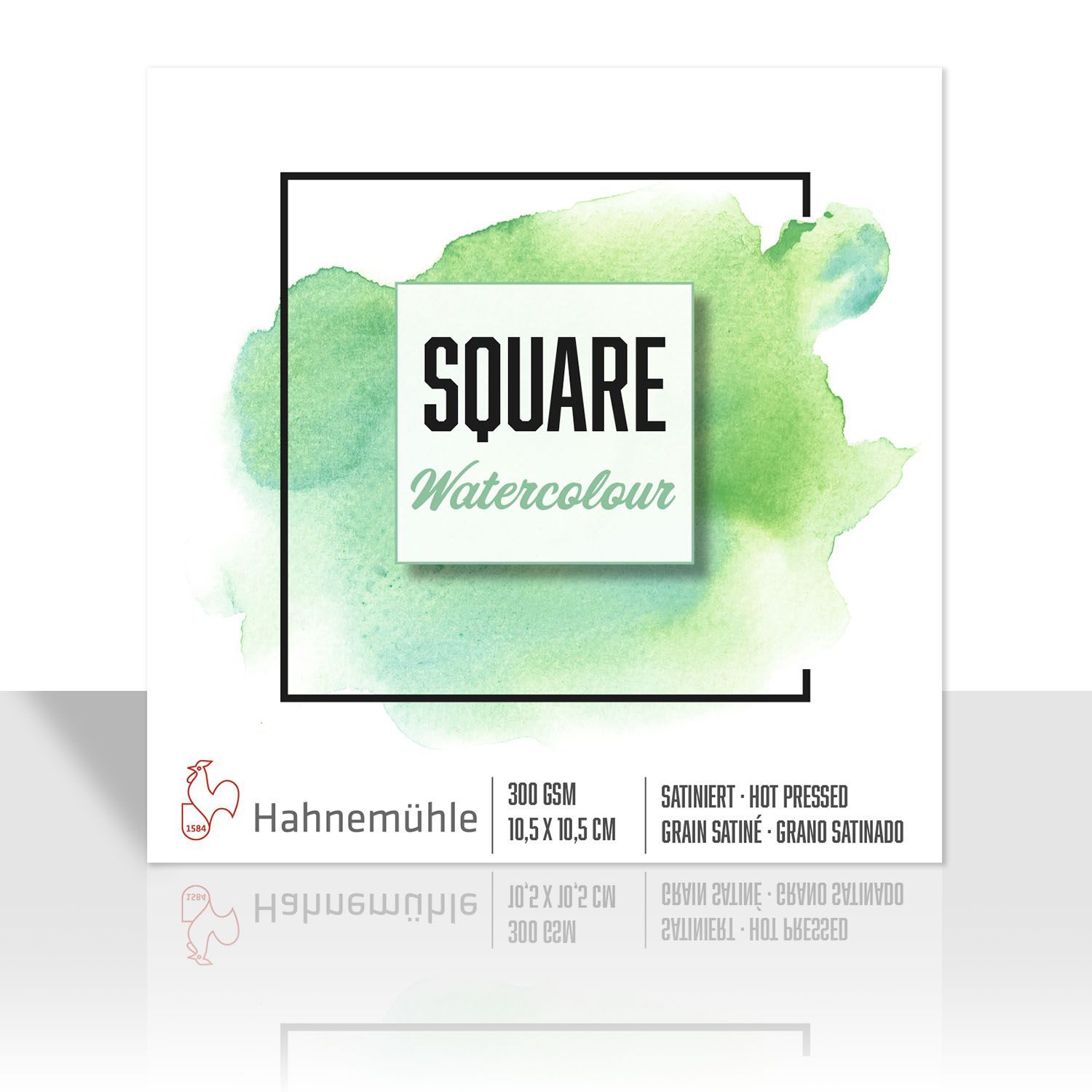 HAHNEMÜHLE BLOC DE ACUARELA CUADRADO
