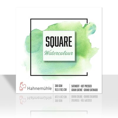 HAHNEMÜHLE BLOC DE ACUARELA CUADRADO