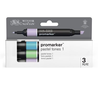 WINSOR & NEWTON PROMARKER  3 TONOS PASTEL 1
