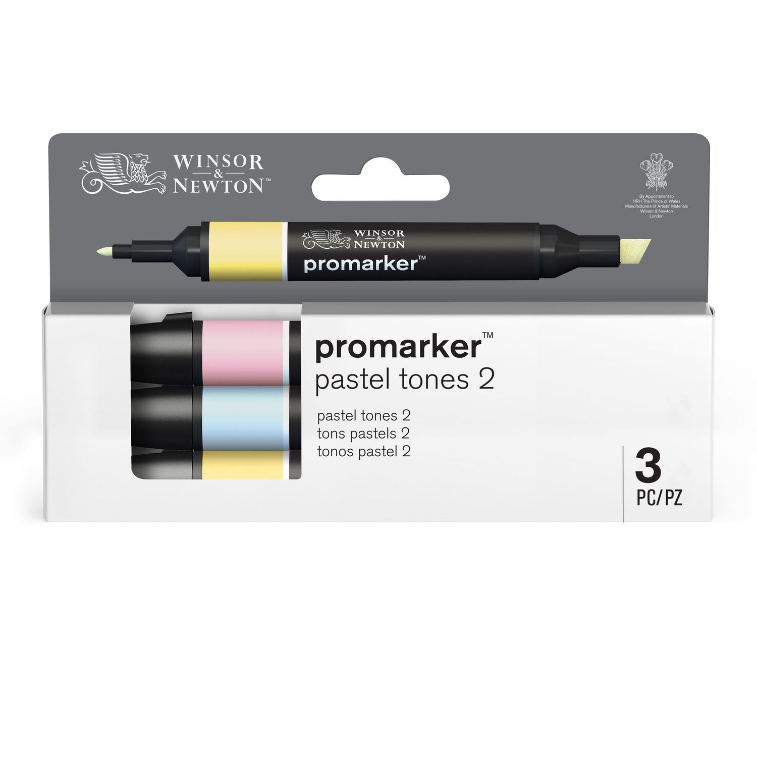 WINSOR & NEWTON PROMARKER 3 TONOS PASTEL 2
