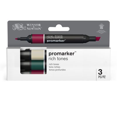 WINSOR & NEWTON PROMARKER 3 TONOS PROFUNDOS