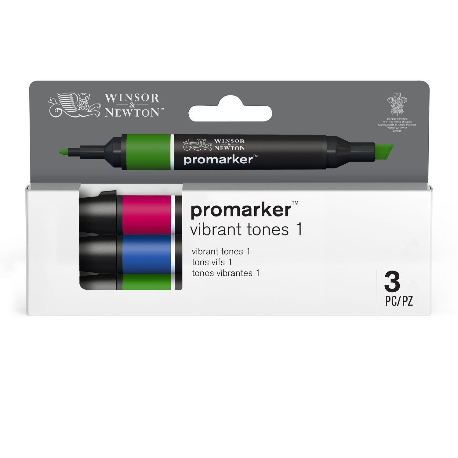 WINSOR & NEWTON PROMARKER  3 TONOS VIBRANTES 1