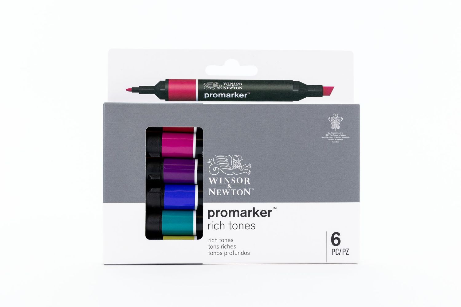 WINSOR & NEWTON PROMARKER 6 TONOS PROFUNDOS