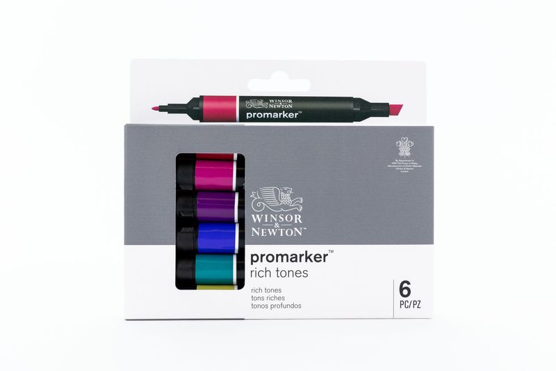 WINSOR & NEWTON PROMARKER 6 TONOS PROFUNDOS