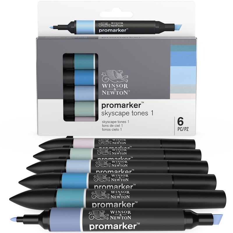 WINSOR & NEWTON PROMARKER 6 TONOS CIELO 1