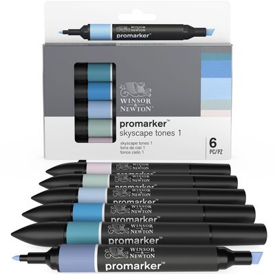 WINSOR & NEWTON PROMARKER 6 TONOS CIELO 1
