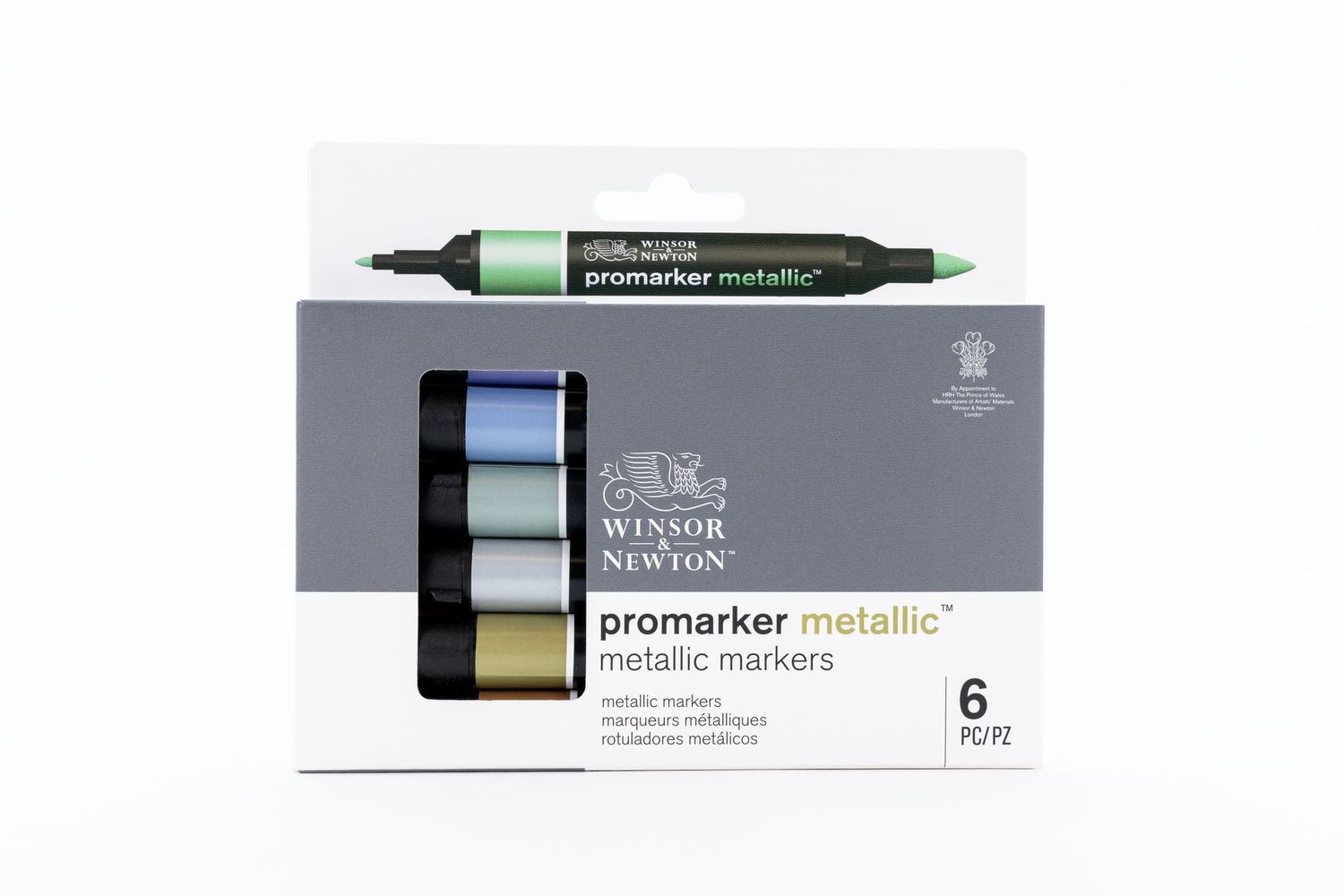 WINSOR & NEWTON PROMARKER 6 TONOS METÁLICOS