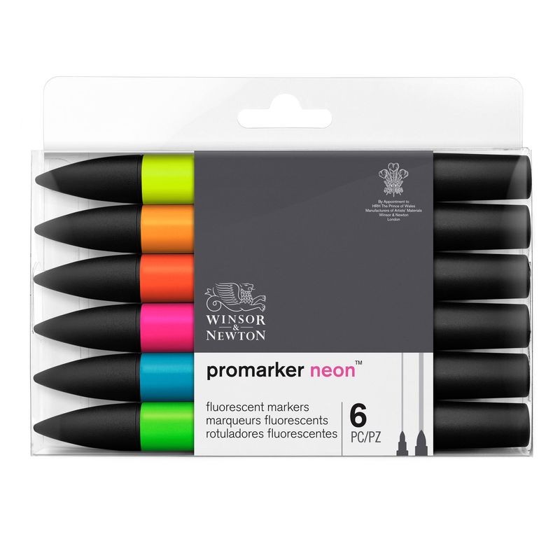 WINSOR & NEWTON PROMARKER 6 TONOS NEÓN