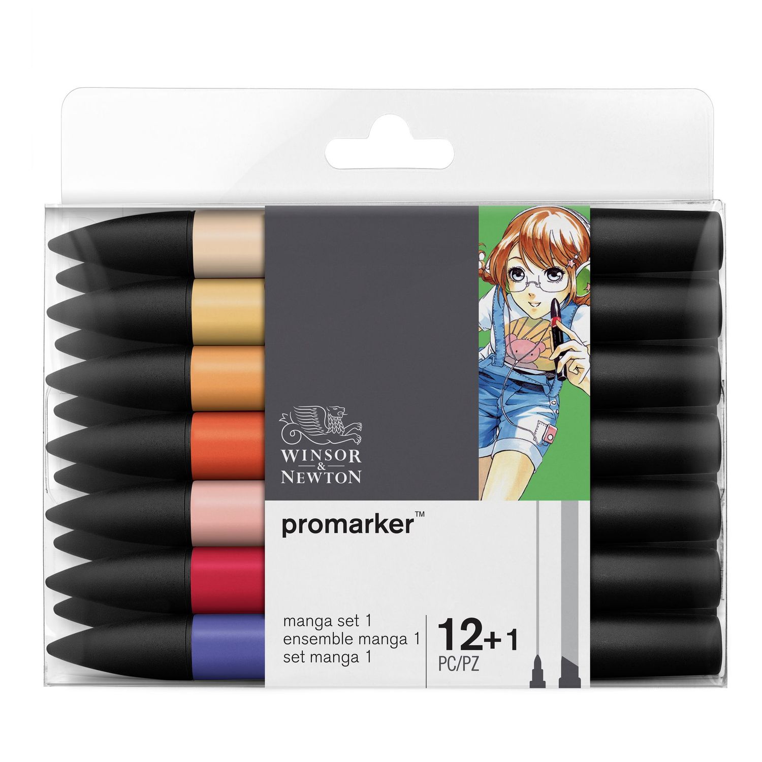 WINSOR & NEWTON PROMARKER 12+1 MANGA 1