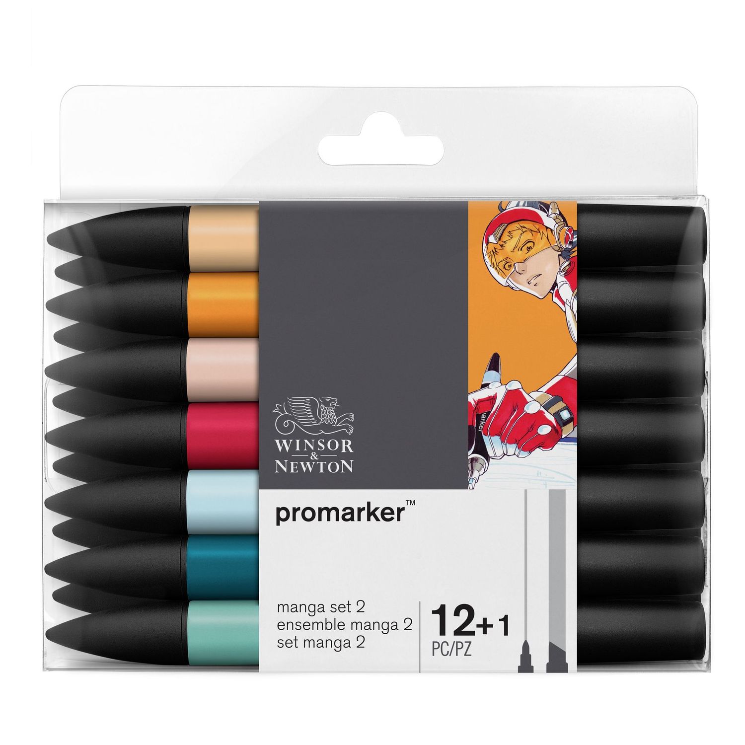 WINSOR & NEWTON PROMARKER 12+1 MANGA 2
