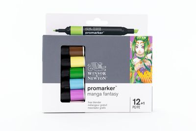 WINSOR & NEWTON PROMARKER 12+1 MANGA FANTASY
