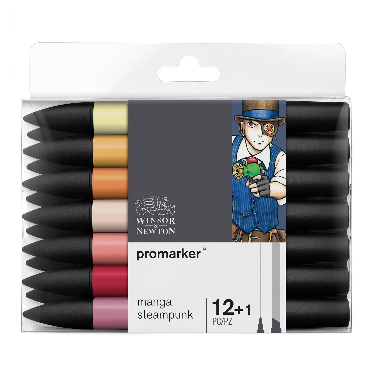 WINSOR & NEWTON PROMARKER 12+1 MANGA STEAMPUNK