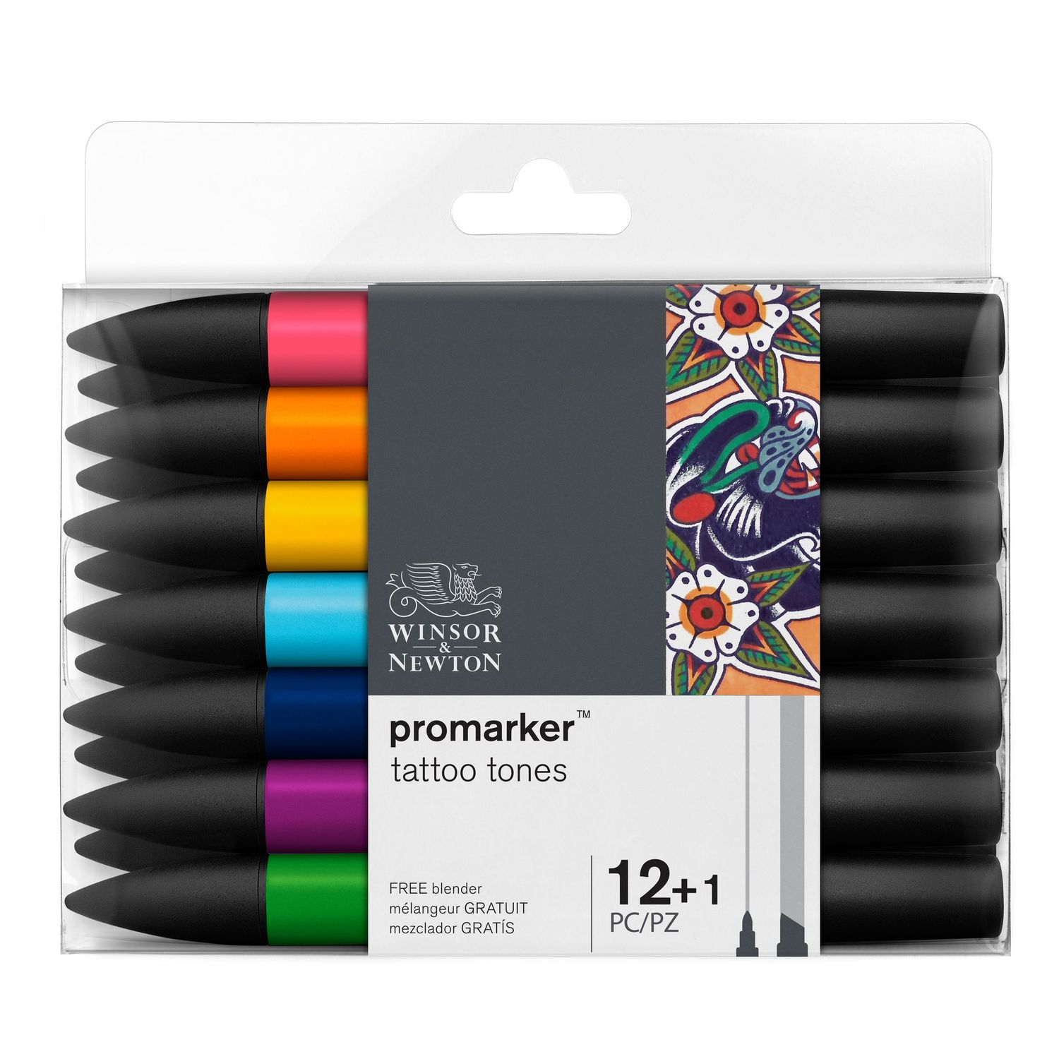 WINSOR & NEWTON PROMARKER 12+1 TATTOO