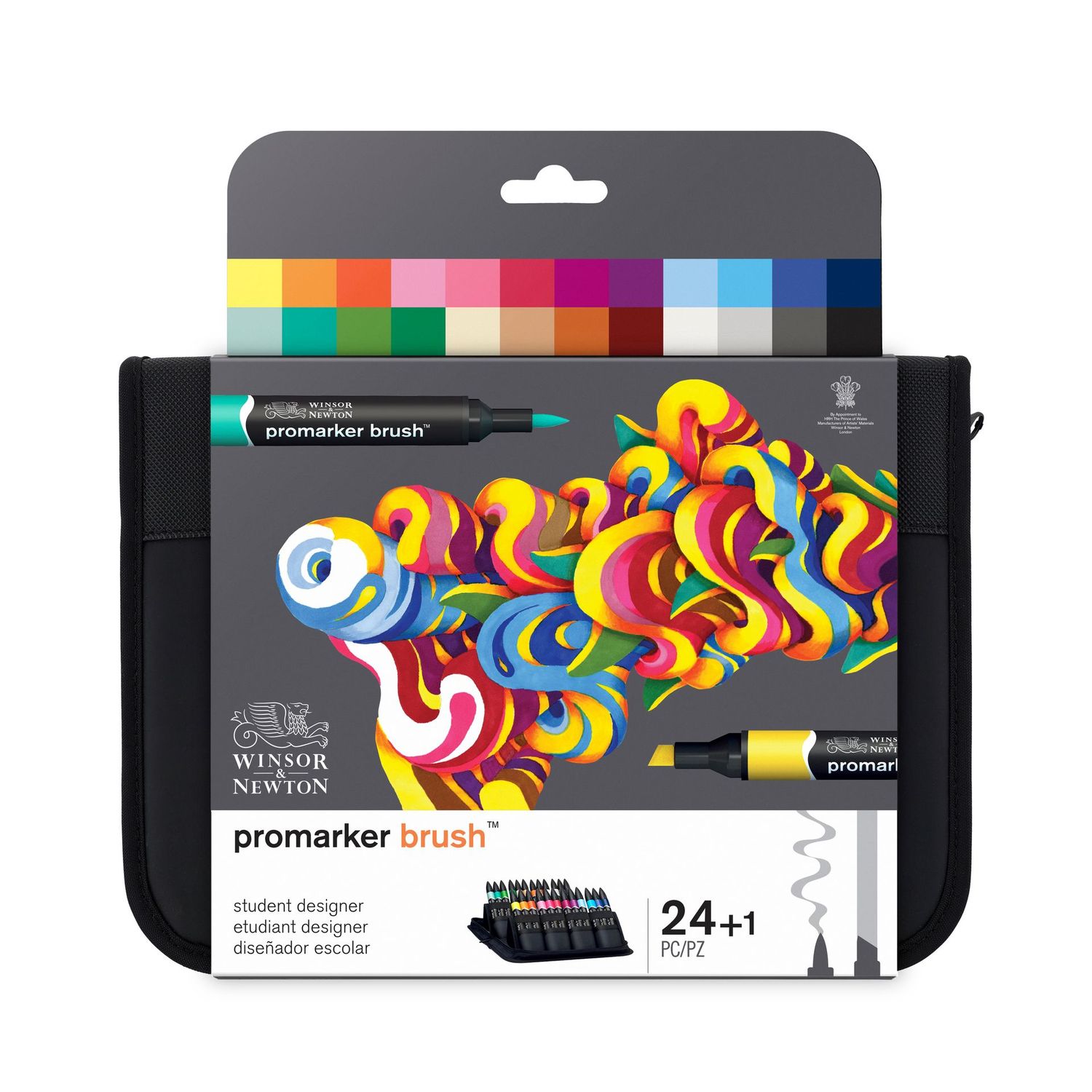 WINSOR & NEWTON PROMARKER BRUSH 24+1 STUDENT DESIGNER