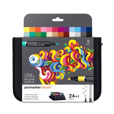 WINSOR & NEWTON PROMARKER BRUSH 24+1 STUDENT DESIGNER