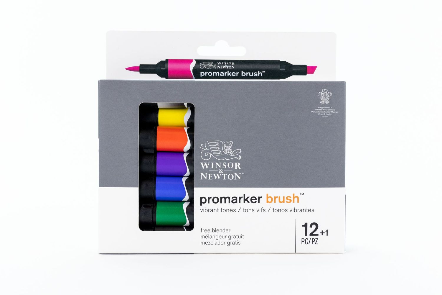 WINSOR & NEWTON PROMARKER BRUSH 12+1 TONOS VIBRANTES