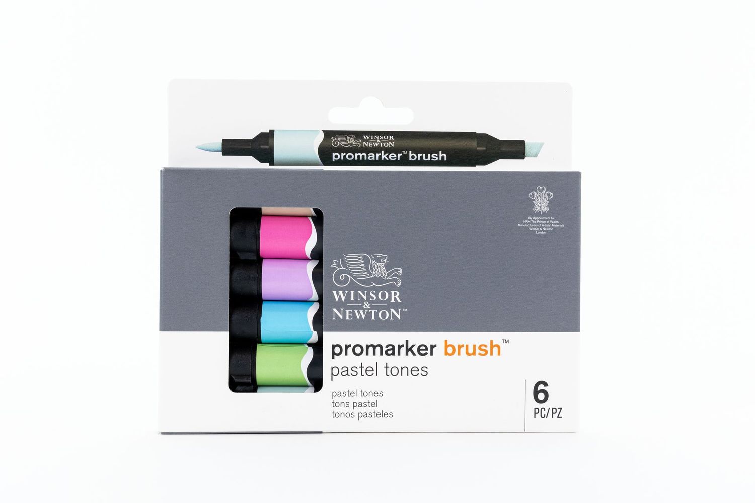 WINSOR & NEWTON PROMARKER BRUSH 6 TONOS PASTEL