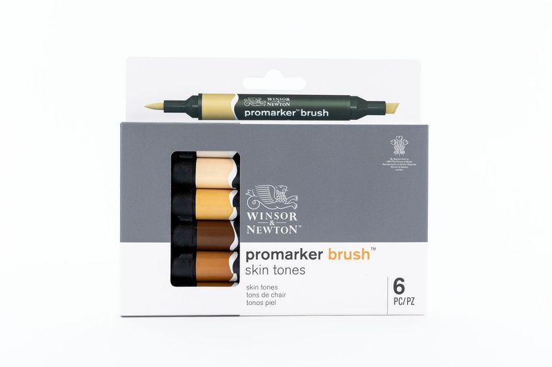 WINSOR & NEWTON PROMARKER BRUSH 6 TONOS PIEL