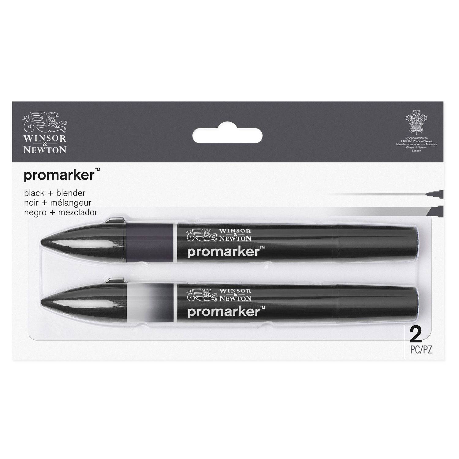 WINSOR & NEWTON PROMARKER NEGRO + BLENDER