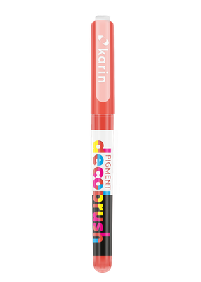 KARIN MARKERS PIGMENT DECOBRUSH FIRE RED 1788U