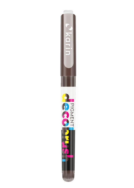 KARIN MARKERS PIGMENT DECOBRUSH SEPIA 477U