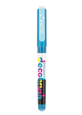 KARIN MARKERS PIGMENT DECOBRUSH AZURE 300U