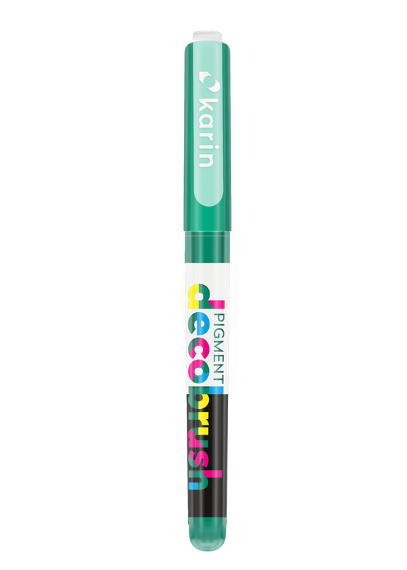 KARIN MARKERS PIGMENT DECOBRUSH OCEAN TEAL 340U