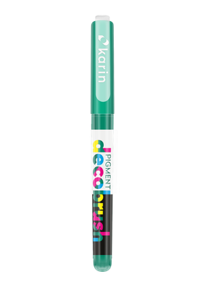 KARIN MARKERS PIGMENT DECOBRUSH OCEAN TEAL 340U