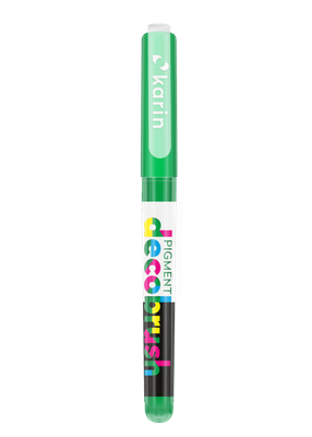 KARIN MARKERS PIGMENT DECOBRUSH GREEN 347U