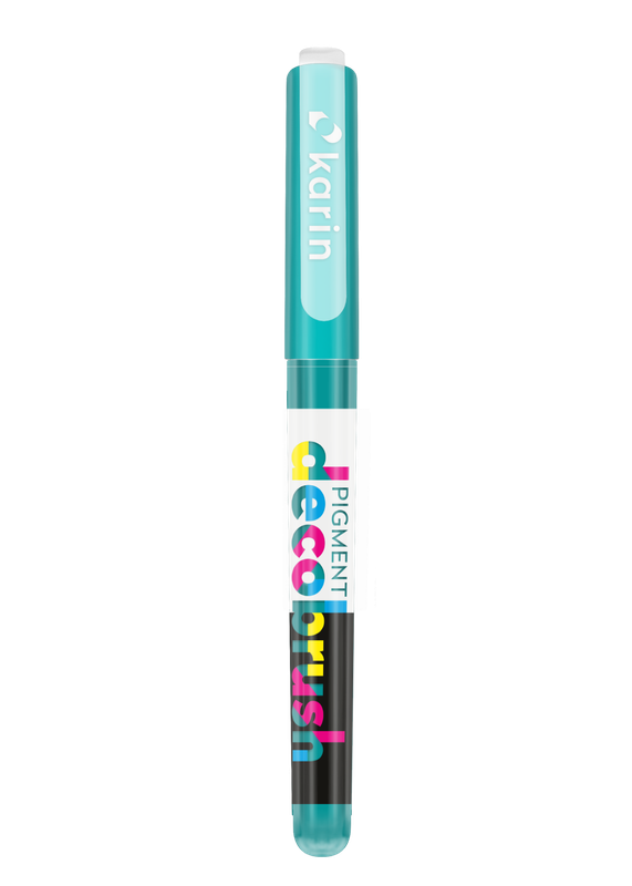 KARIN MARKERS PIGMENT DECOBRUSH TURQUOISE 3145U