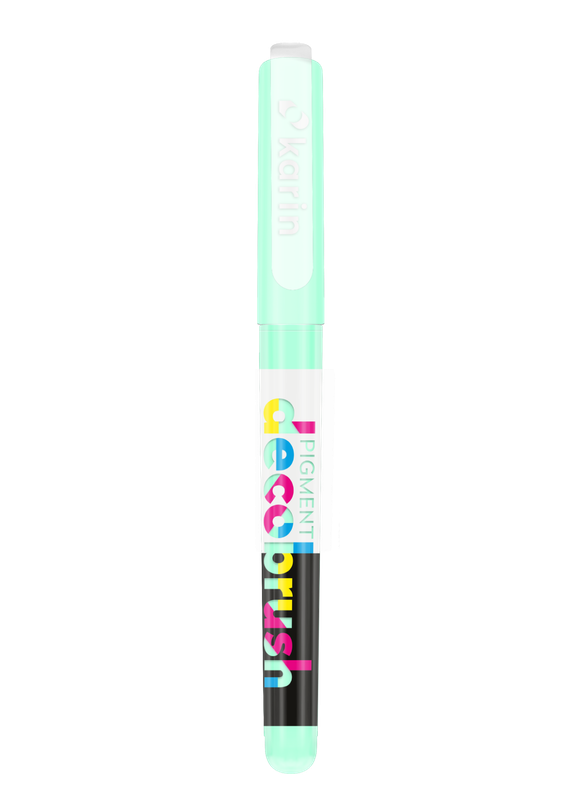 KARIN MARKERS PIGMENT DECOBRUSH PASTEL LIGHT GREEN 358U