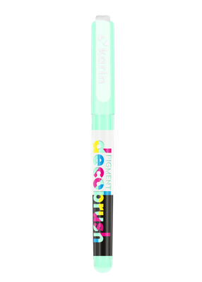 KARIN MARKERS PIGMENT DECOBRUSH PASTEL LIGHT GREEN 358U