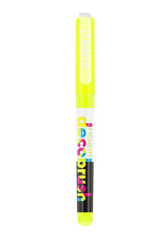 KARIN MARKERS PIGMENT DECOBRUSH SULPHUR YELLOW 3965U