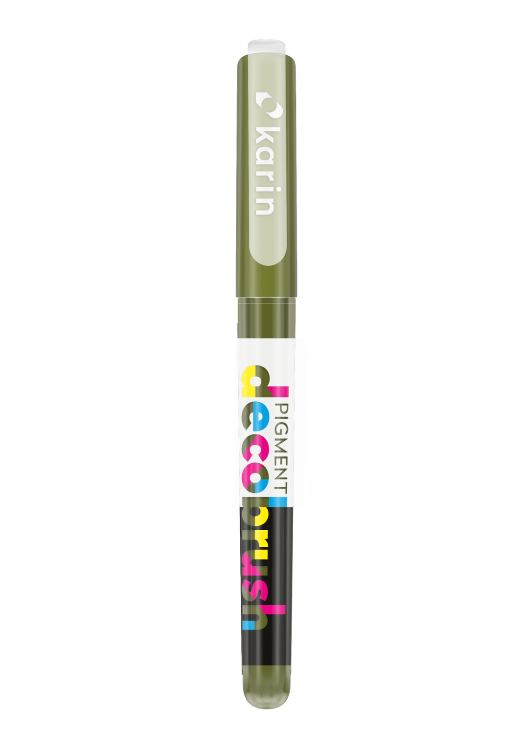 KARIN MARKERS PIGMENT DECOBRUSH OLIVE GREEN 371U