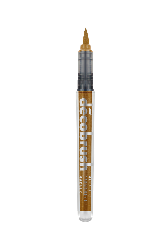 KARIN MARKERS PIGMENT DECOBRUSH METALLIC RED GOLD