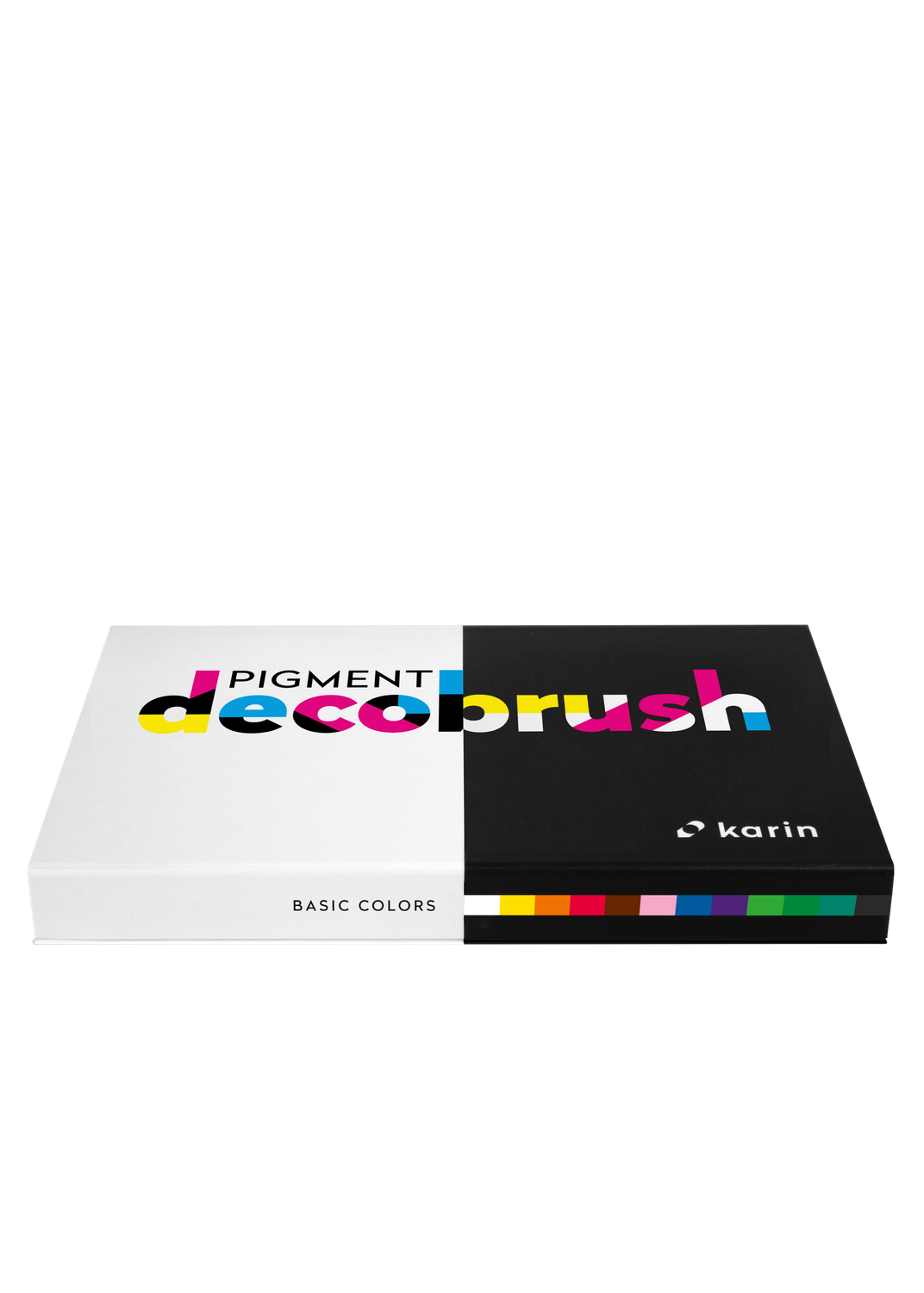 KARIN MARKERS PIGMENT DECOBRUSH SET 12 COLORES BÁSICOS