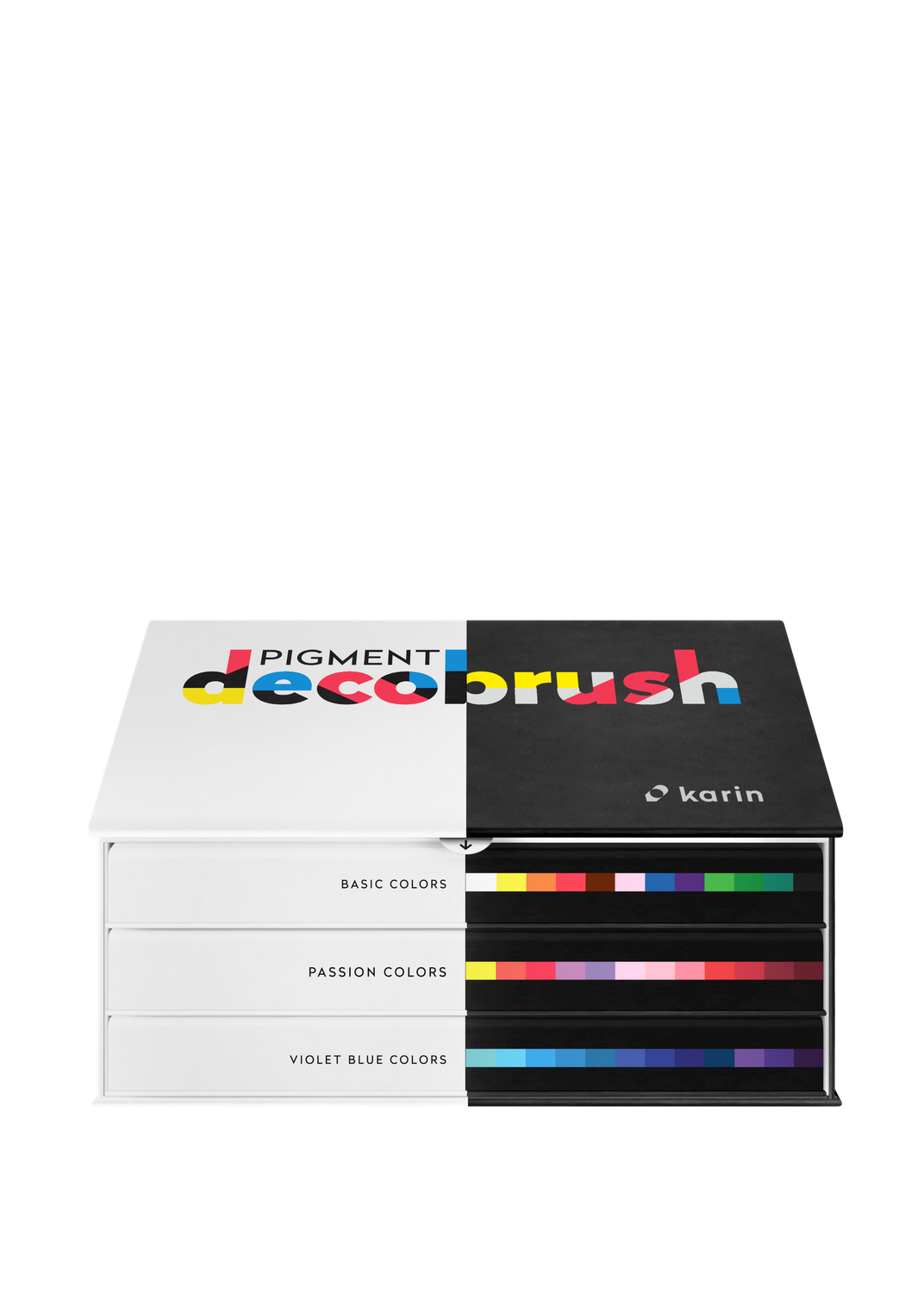 KARIN MARKERS PIGMENT DECOBRUSH SET DESIGNERS