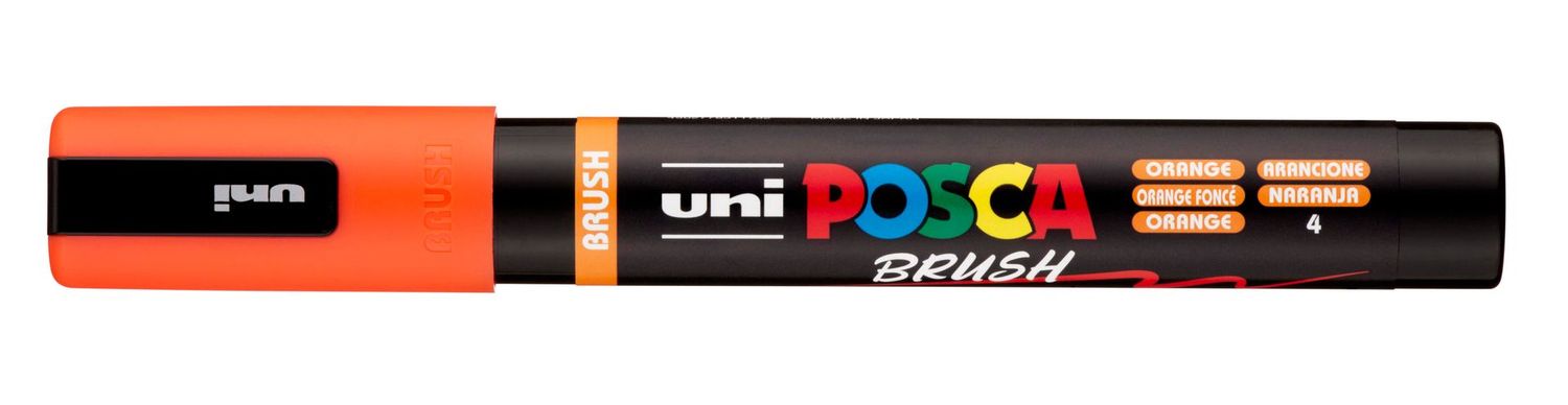 POSCA BRUSH PC5BR NARANJA 4