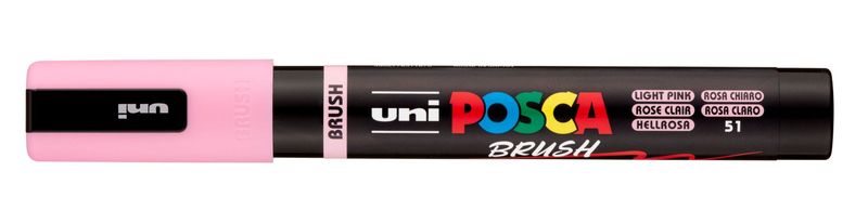 POSCA BRUSH PC5BR ROSA CLARO 51