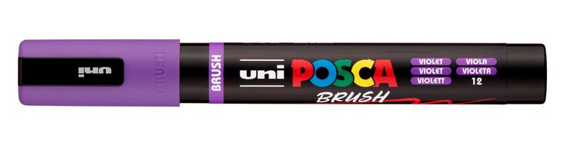 POSCA BRUSH PC5BR VIOLETA 12
