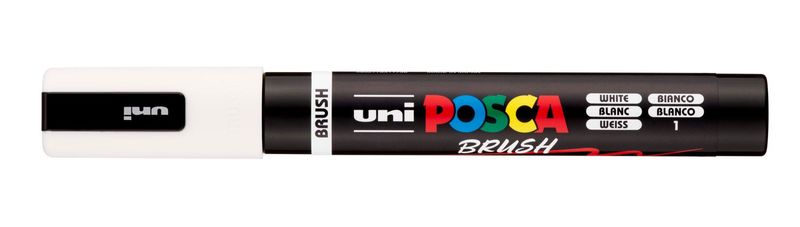POSCA BRUSH PC5BR BLANCO 1